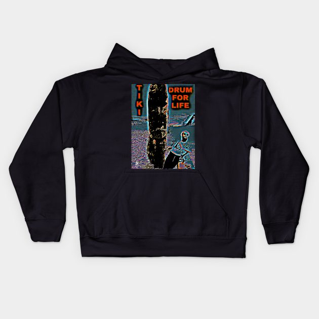 Drum For Life Kids Hoodie by Share_1